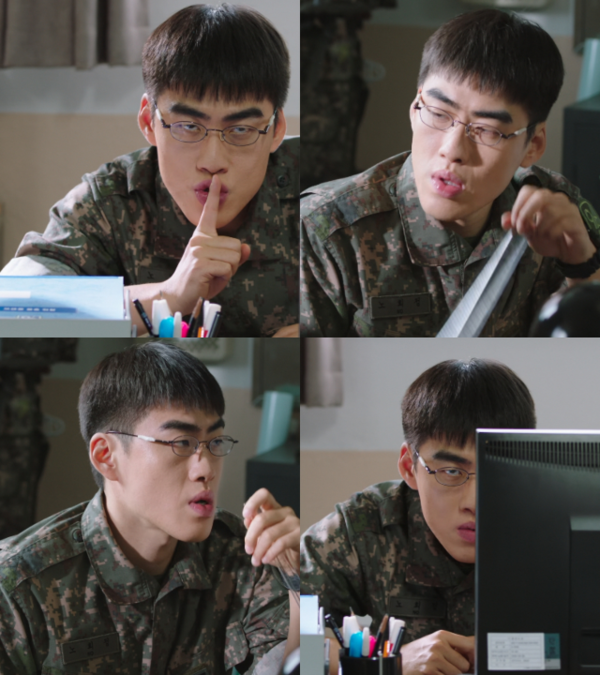 오랜만에 돌아온 '신병' 시리즈의 네 번째 시즌에서 조진세가 다시금 병영 생활의 이야기를 전하는 원년 멤버로 귀환했다. 온라인 캡쳐